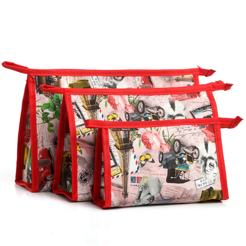 Three-piece Set Cosmetic Bag Korean Style Cosmetic Bag Waterproof