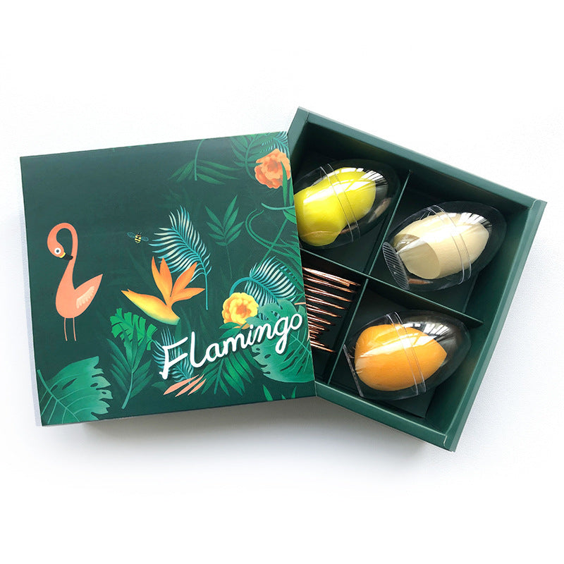 Gift Box Cosmetic Egg Set Super Soft Smear-proof Makeup Tools