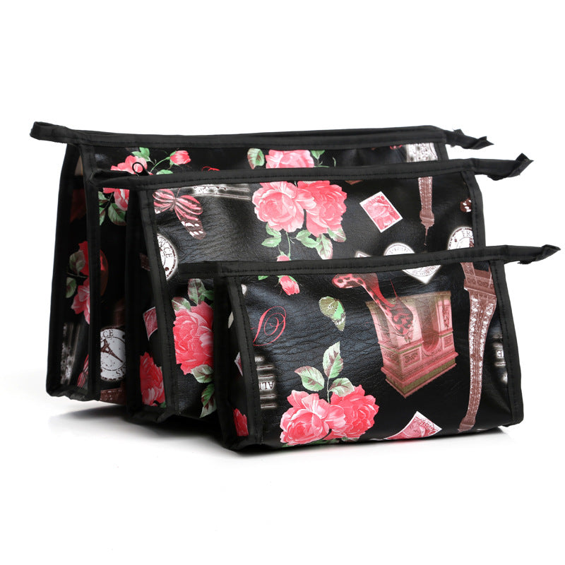 Three-piece Set Cosmetic Bag Korean Style Cosmetic Bag Waterproof