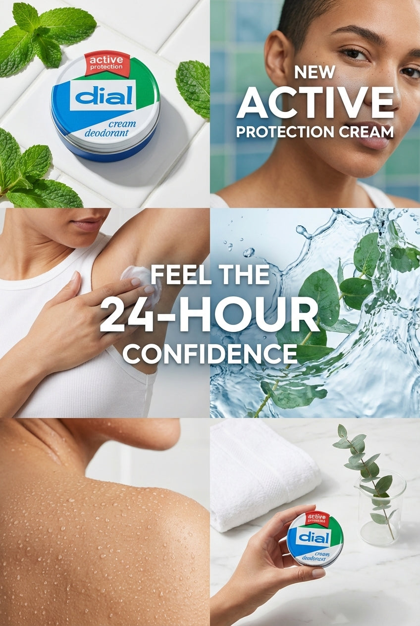 3pcs-Dial Cream Deodorant 20 grs