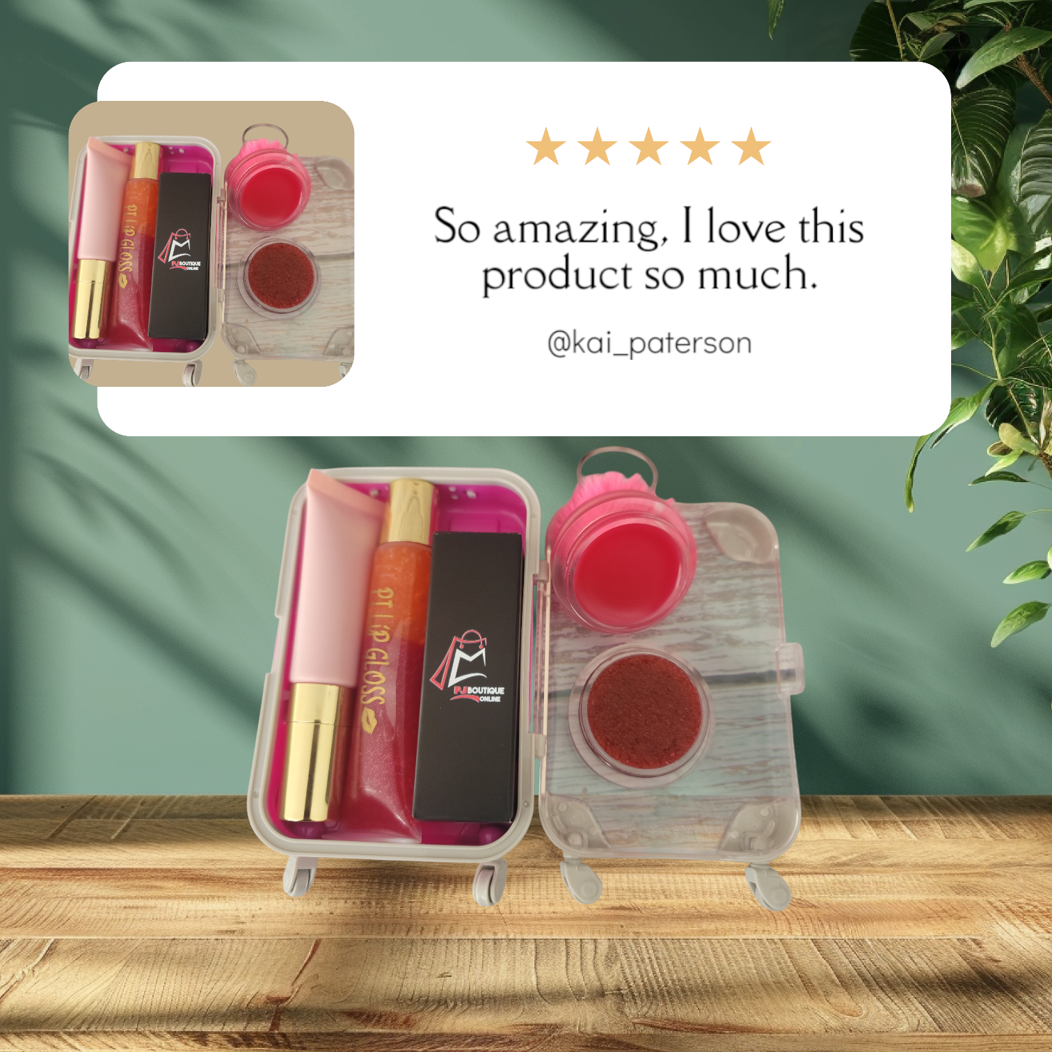 PJ Boutoque Lip Glow Bundle Set