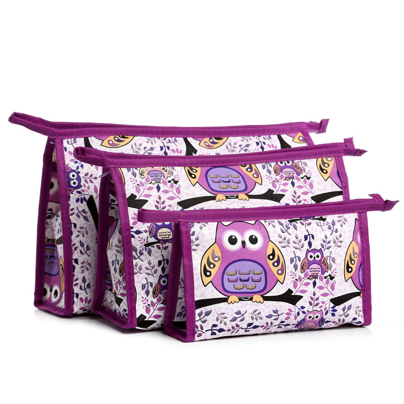 Three-piece Set Cosmetic Bag Korean Style Cosmetic Bag Waterproof