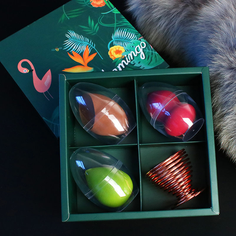 Gift Box Cosmetic Egg Set Super Soft Smear-proof Makeup Tools