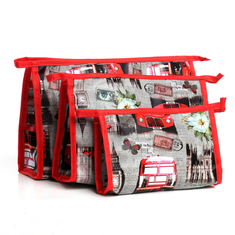 Three-piece Set Cosmetic Bag Korean Style Cosmetic Bag Waterproof